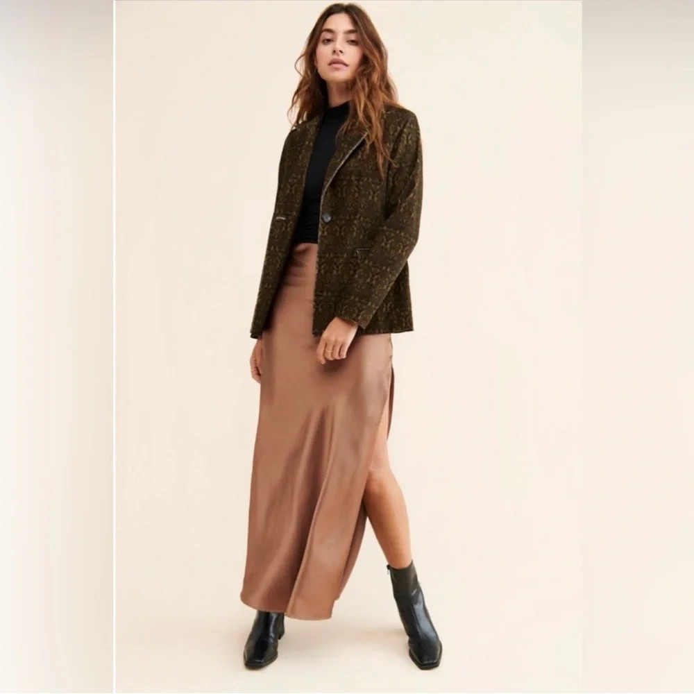 NWT DRIFTWOOD x Free People Women’s Green blazer Size S - Picture 3 of 13